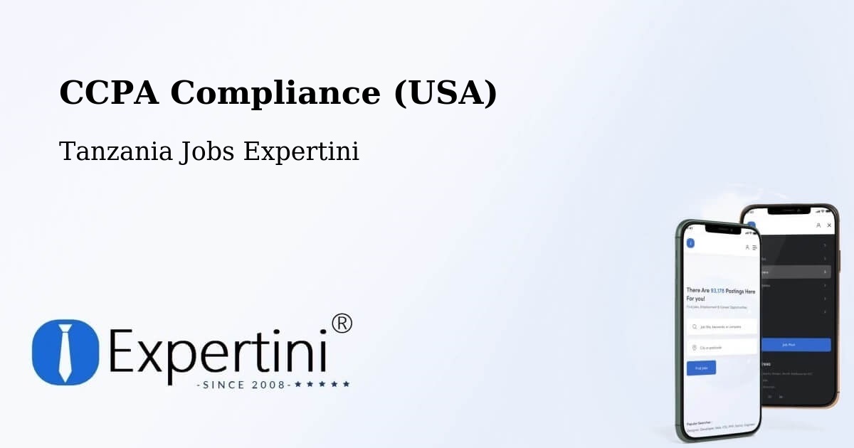 CCPA Privacy Rights & Compliance Notice – Manda - Tanzania Jobs Expertini