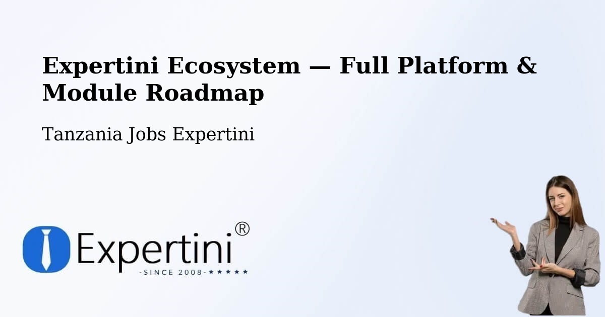 Expertini Ecosystem — Full Platform & Module Roadmap – Manda