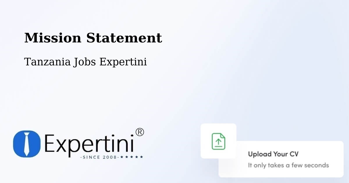 Corporate Mission – Manda - Tanzania Jobs Expertini